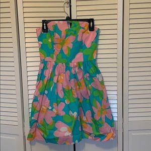 Lilly Pulitzer strapless dress